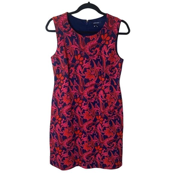 Lands’ End Floral Paisley Print Dress Sz 8 - Picture 1 of 9
